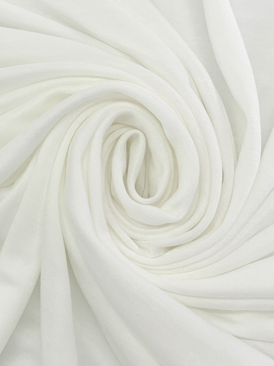 Eggshell Modal/Cotton Interlock Knit - Imported From Japan By NY Designer - 68W