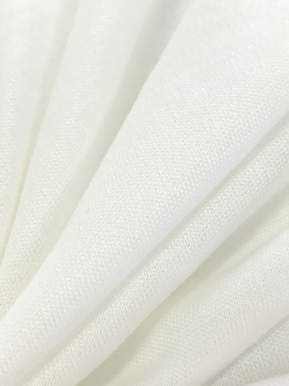 Eggshell Modal/Cotton Interlock Knit - Imported From Japan By NY Designer - 68W