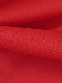 Fire Engine Red Wool/Lycra Crepe Suiting - NY Designer - 60W