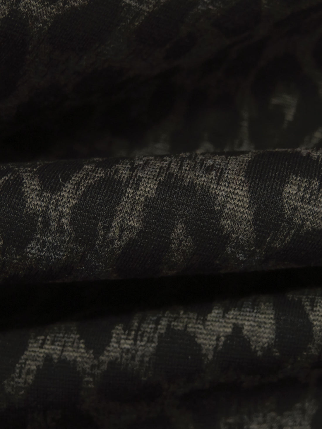 Dark Lava/Black/Umber Polyester/Lycra Animal Spot Print Ponte Knit - NY Designer - 59W