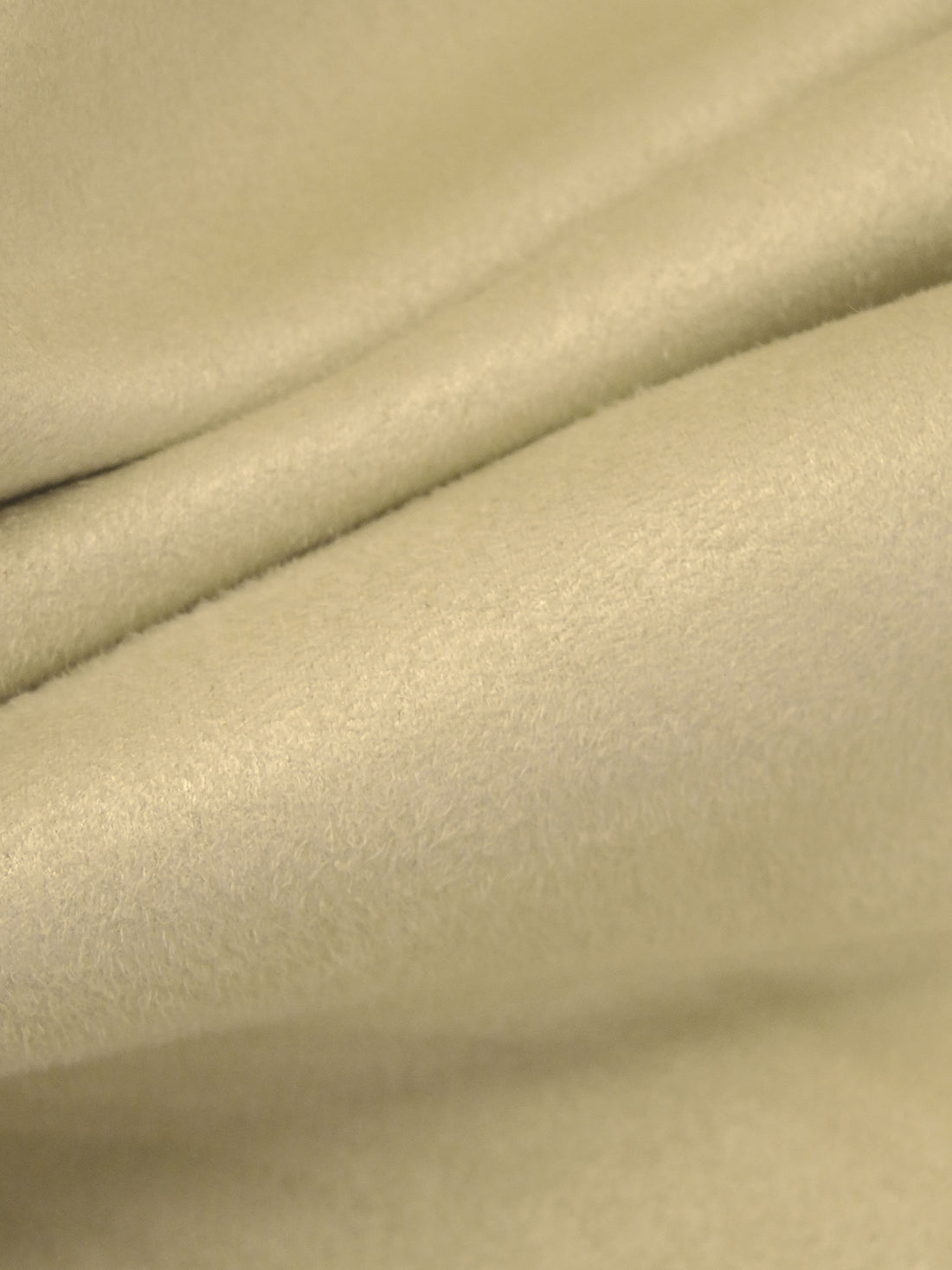 Sand 100% Polyester Faux Suede Suiting 58W