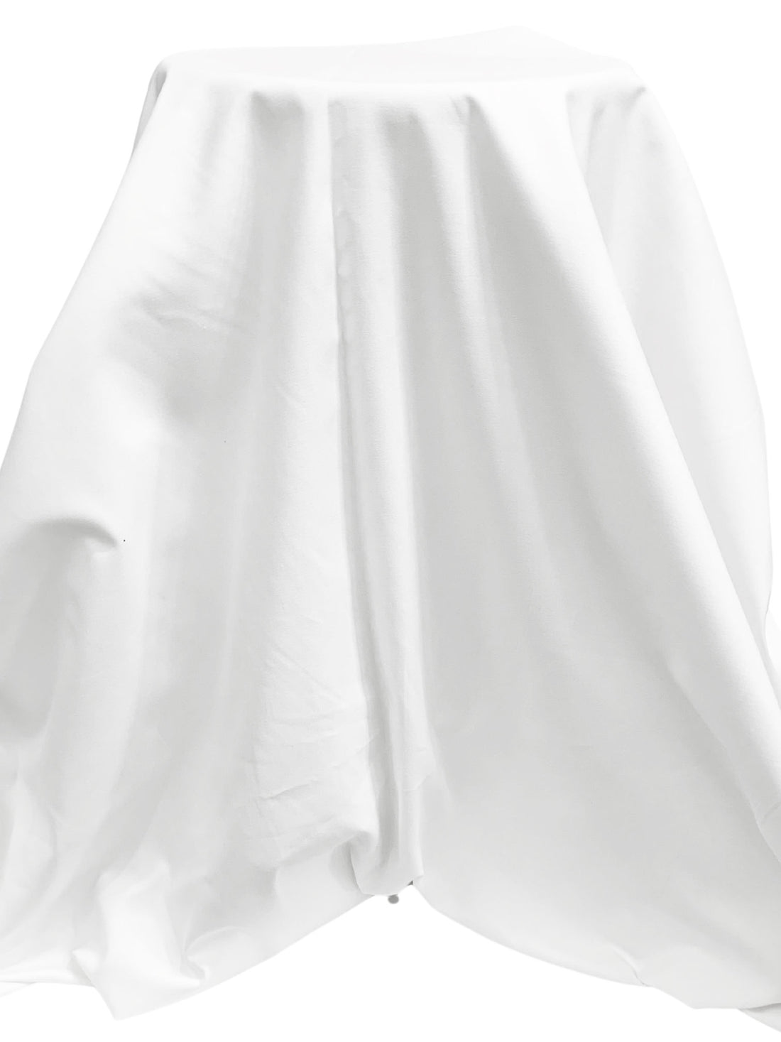 White 100% Cotton Twill Bottom Weight Woven - NY Designer - 59W