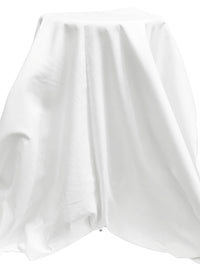 White 100% Cotton Twill Bottom Weight Woven - NY Designer - 59W