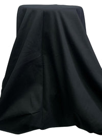 Muted Cool Black 100% Cotton Twill Bottom Weight Woven - NY Designer - 59W