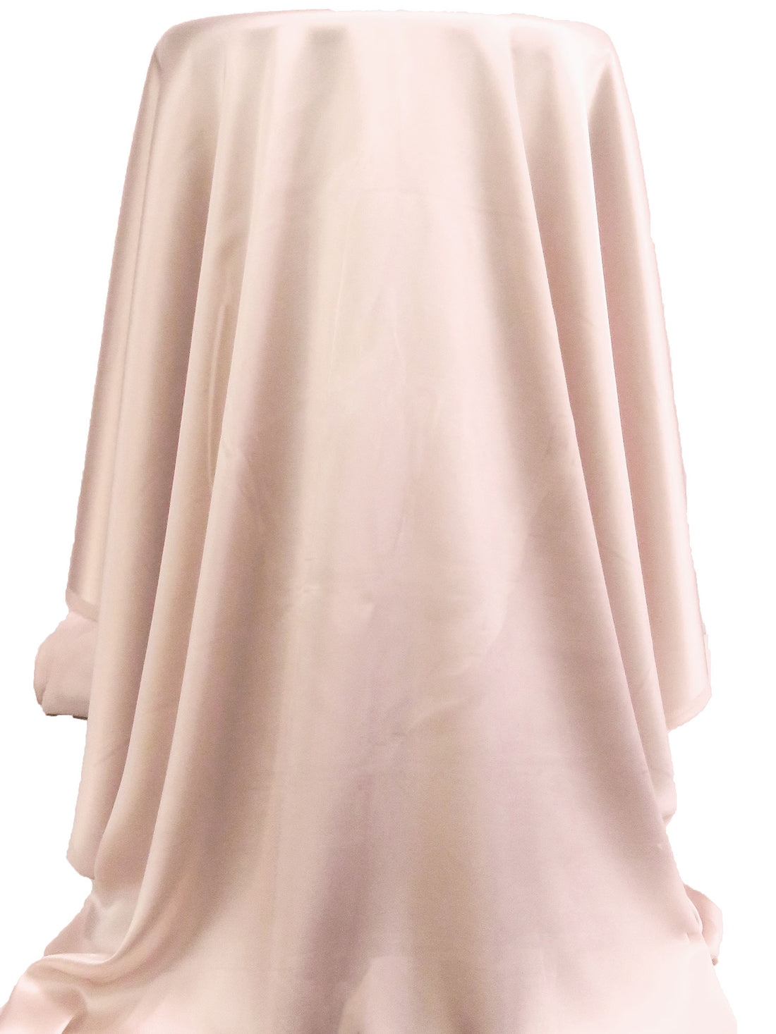 Champagne Pink 100% Triacetate Satin - NY Designer - 44W