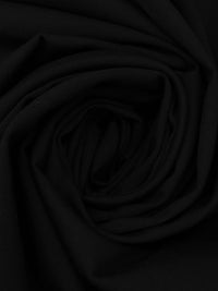 Cool Black Wool/Lycra Twill Stretch Suiting - Imported From Italy By NY Designer - 52W