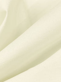 Soft Ivory 100% Polyester Dupioni - NY Designer - 54W