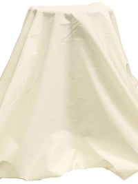 Soft Ivory 100% Polyester Dupioni - NY Designer - 54W