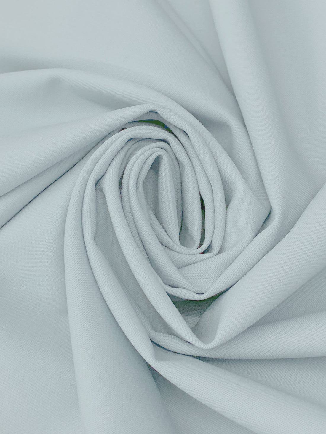 Pale Mist Blue Wool/Lycra Plainweave Stretch Suiting - Imported From Italy - 54W