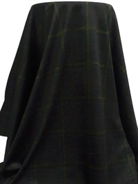 Dark Charcoal/Dark Maroon/Olive/Multi Polyester/Lycra Plaid Print Ponte Knit 59W