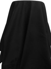 Black Rayon/Polyester/Lycra Suiting - Imported From Italy By A NY Designer - 52W