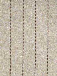 White/Oatmeal/Dirt Brown Rayon/Polyester/Lycra Vertical Stripe Weave Double Knit - NY Designer - 57W