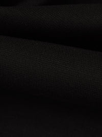 Pitch Black Rayon/Nylon/Polyester Ponte Knit - Imported From Italy By NY Designer - 55W