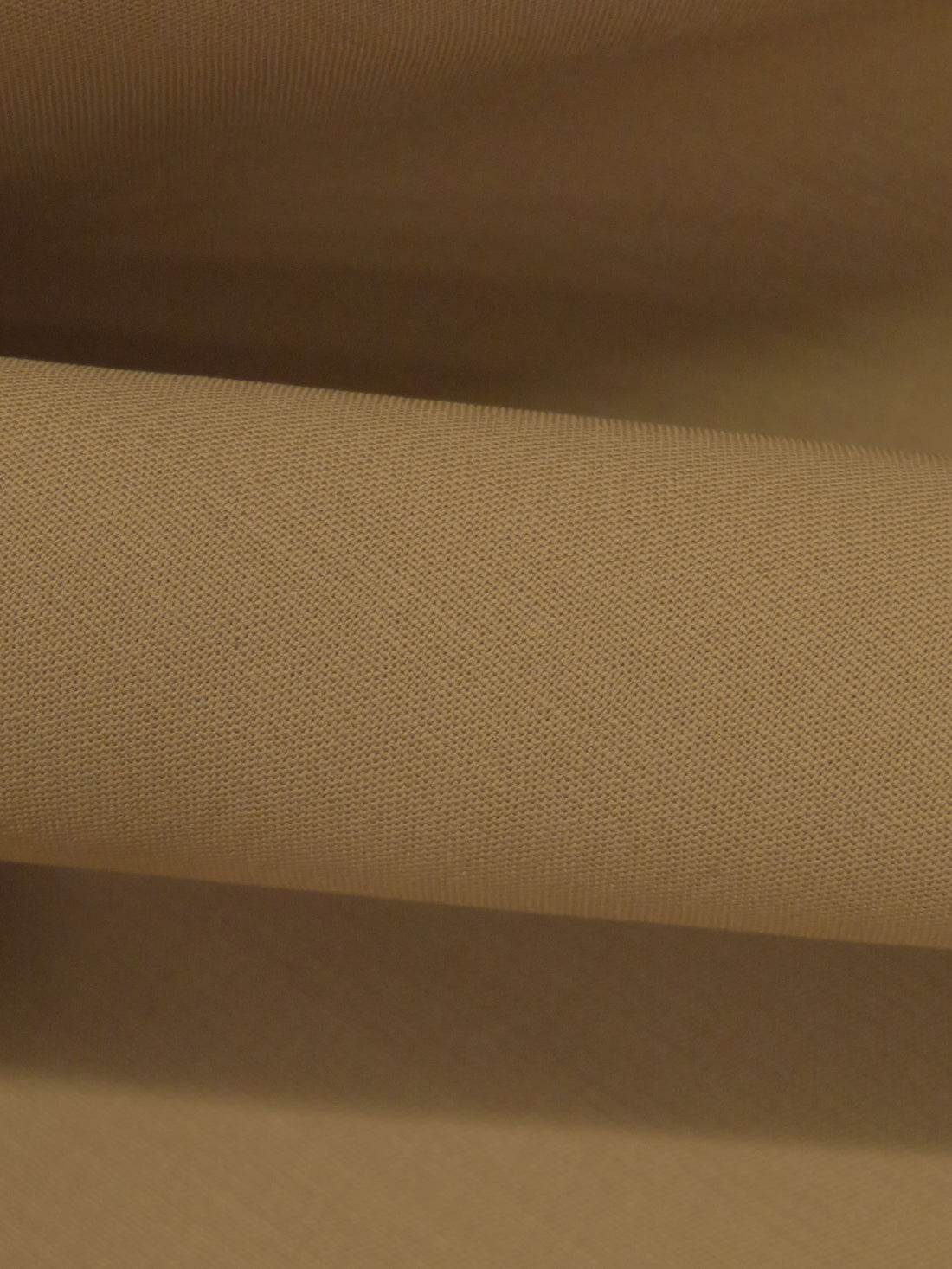 SOLD AS IS ONLY - Brown Wool/Lycra Plainweave Stretch Suiting - NY Designer - 60W