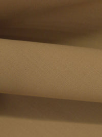 SOLD AS IS ONLY - Brown Wool/Lycra Plainweave Stretch Suiting - NY Designer - 60W