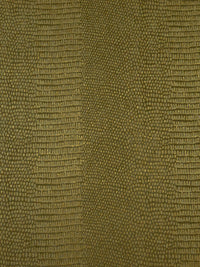 Dark Olive Green/Willow Tea Polyester/Lycra Vertical Stripe Scales Weave Stretch Jacquard 45W