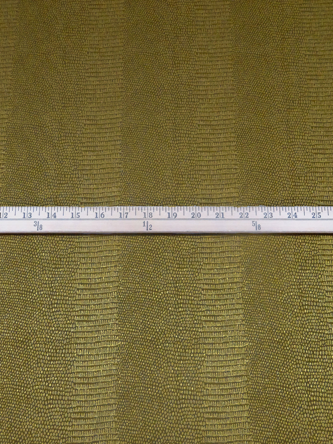 Dark Olive Green/Willow Tea Polyester/Lycra Vertical Stripe Scales Weave Stretch Jacquard 45W