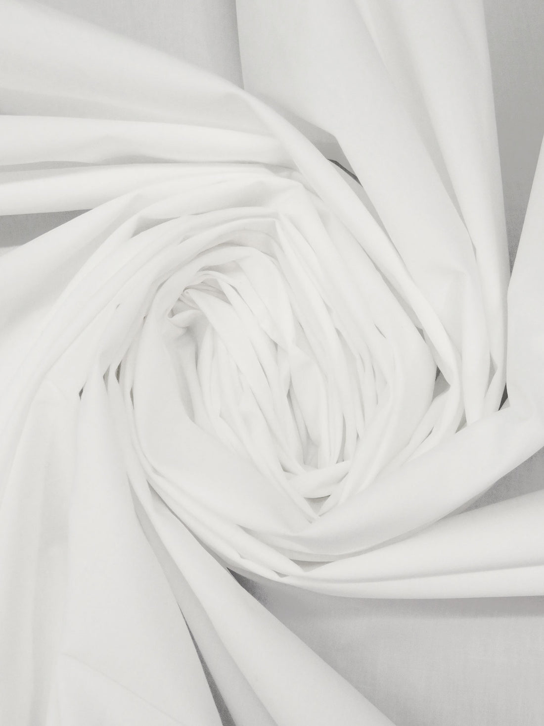 White 100% Cotton Shirting - Imported From Italy By NY Designer - 57W