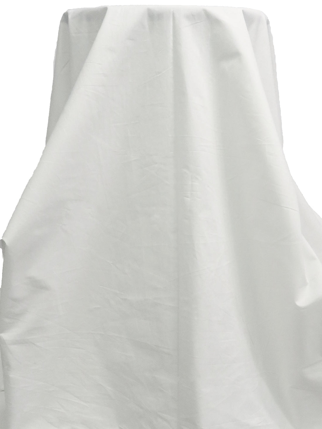 White 100% Cotton Shirting - Imported From Italy By NY Designer - 57W