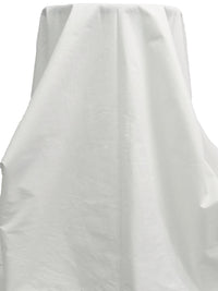 White 100% Cotton Shirting - Imported From Italy By NY Designer - 57W