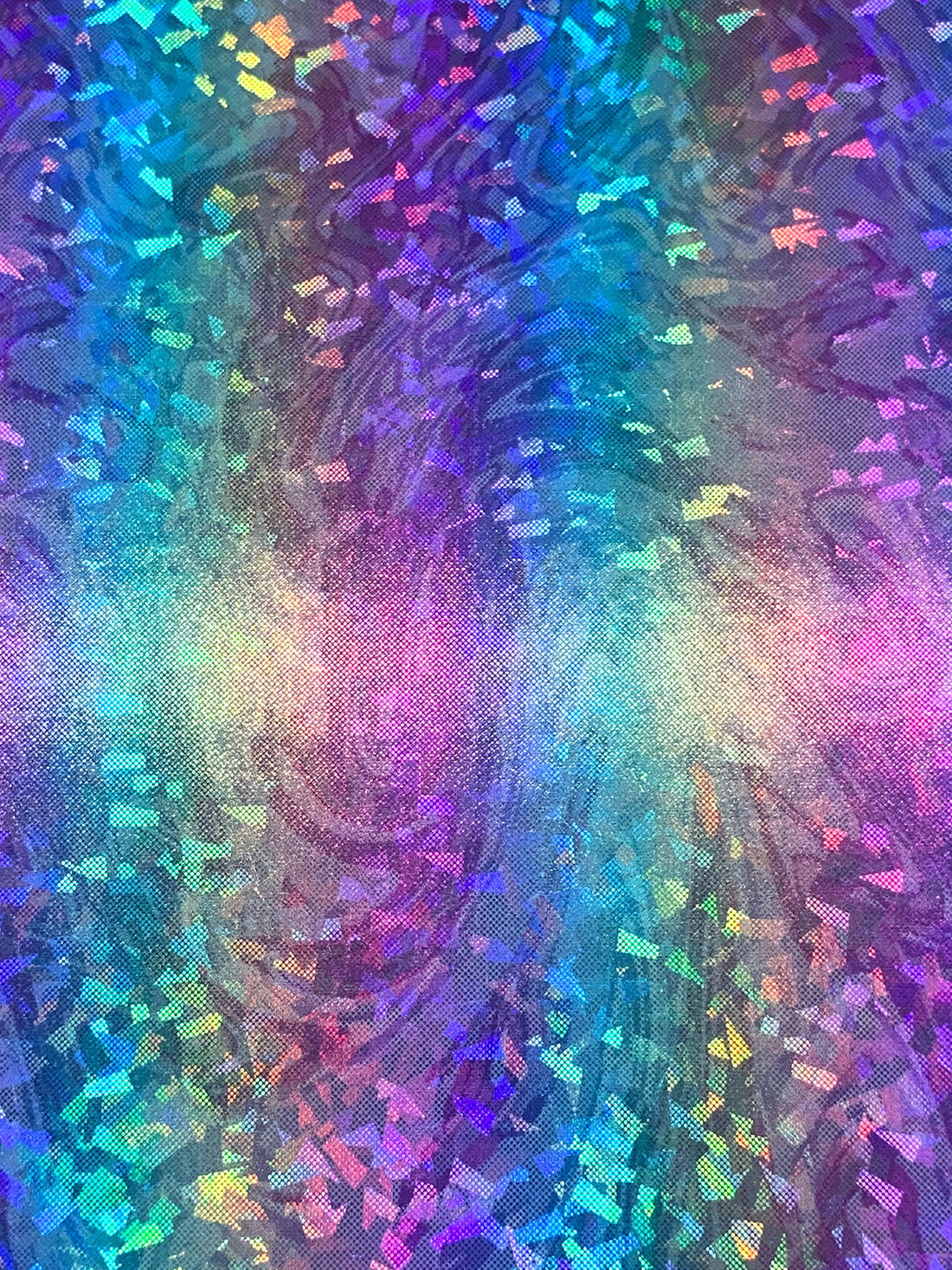 Blue/Multi 100% Polyester Hologram Knit 43W