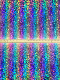 Blue/Multi 100% Polyester Hologram Knit 43W