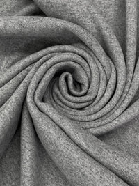 Light Heathered Gray Cotton/Polyester Tubular 1x1 Rib Knit 30W