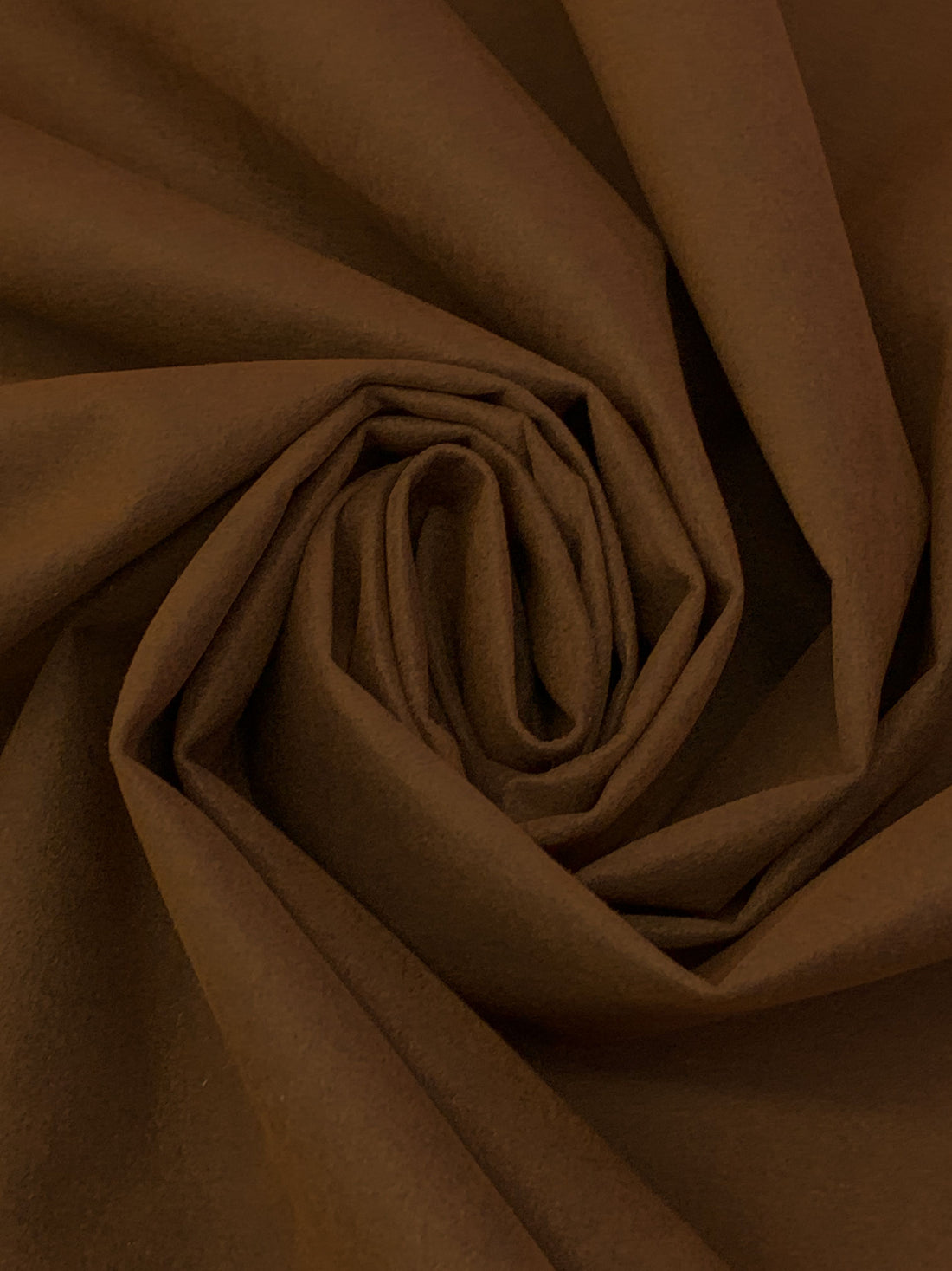 Walnut Brown Polyester/Polyurethane Ultra Suede 50W