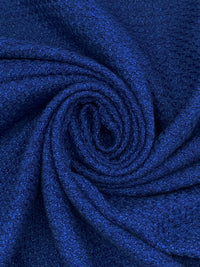 Sapphire 100% Polyester Boucle Suiting - NY Designer - 57W
