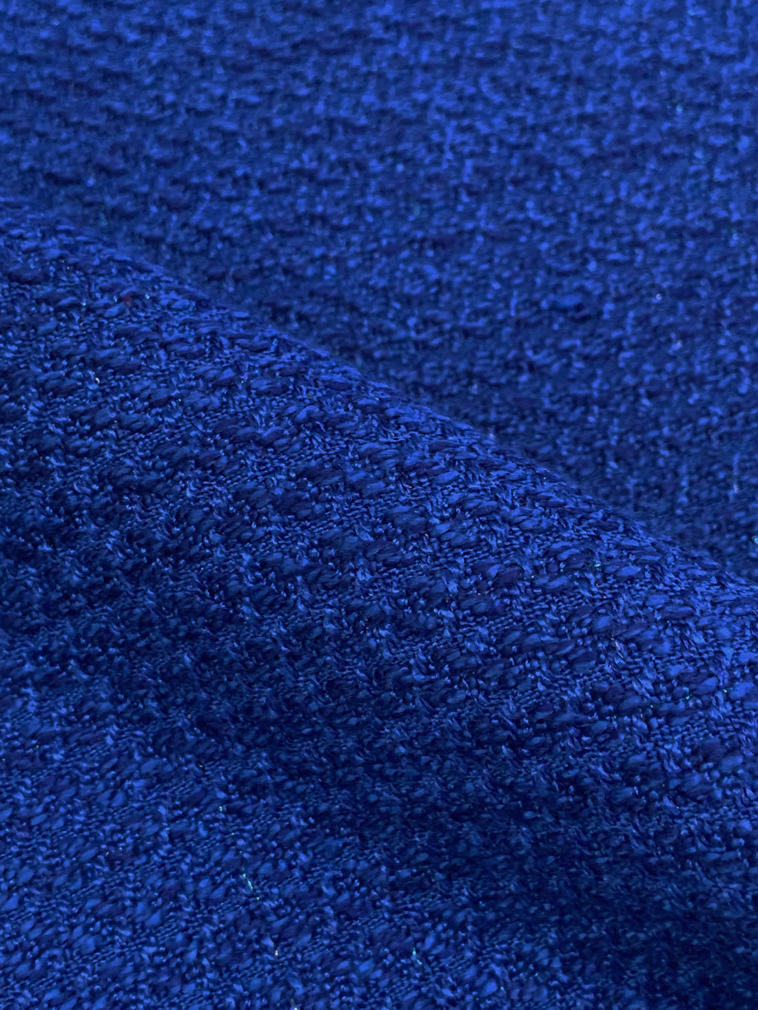 Sapphire 100% Polyester Boucle Suiting - NY Designer - 57W
