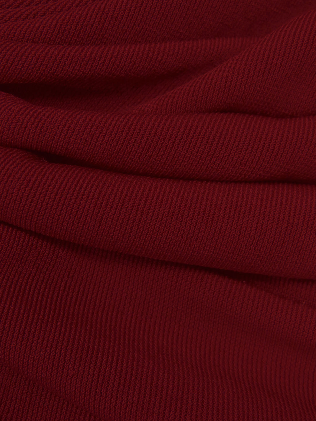 Maroon Acetate/Lycra Slinky Knit - NY Designer - 59W