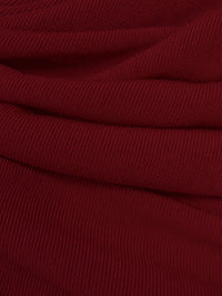 Maroon Acetate/Lycra Slinky Knit - NY Designer - 59W