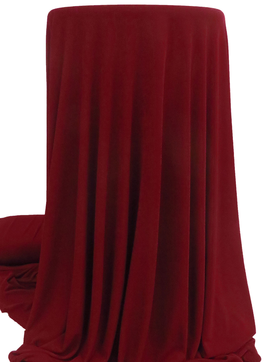 Maroon Acetate/Lycra Slinky Knit - NY Designer - 59W