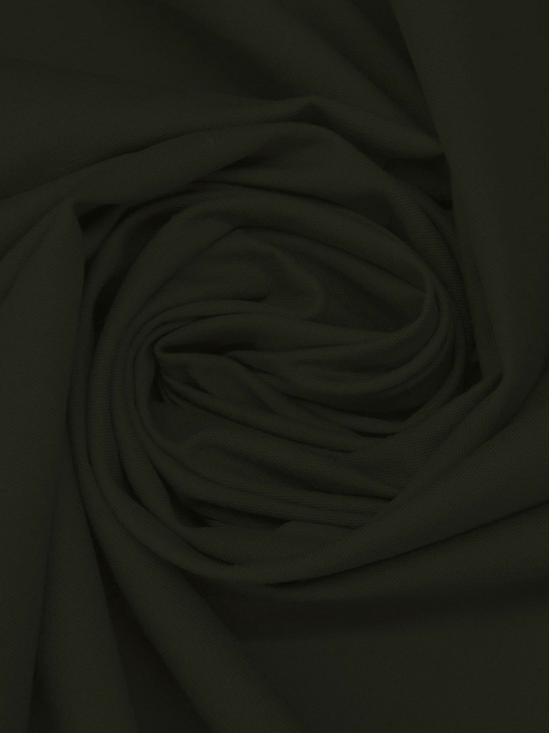 Dark Army Green Polyester/Cotton Poplin Jacketing - NY Designer - 62W
