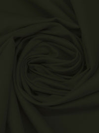 Dark Army Green Polyester/Cotton Poplin Jacketing - NY Designer - 62W