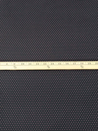 Dark Gray/Black/Sky Magenta 100% Silk Dot Weave Brocade - NY  Designer - 27W