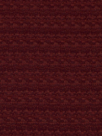 Dark Maroon 100% Polyester Horizontal Novelty Stripe Weave Chenille Boucle Suiting - NY Designer - 57W