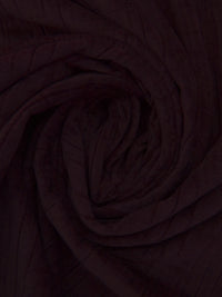 Dark Temptress Purple 100% Polyester Rectangles Weave Chenille Velvet - NY Designer - 67W