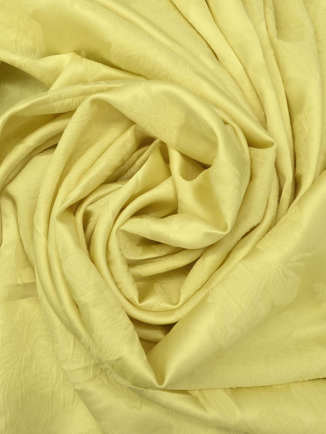 Sweet Corn 100% Polyester Butterfly Floral Weave Burnout Jacquard - NY Designer - 58W