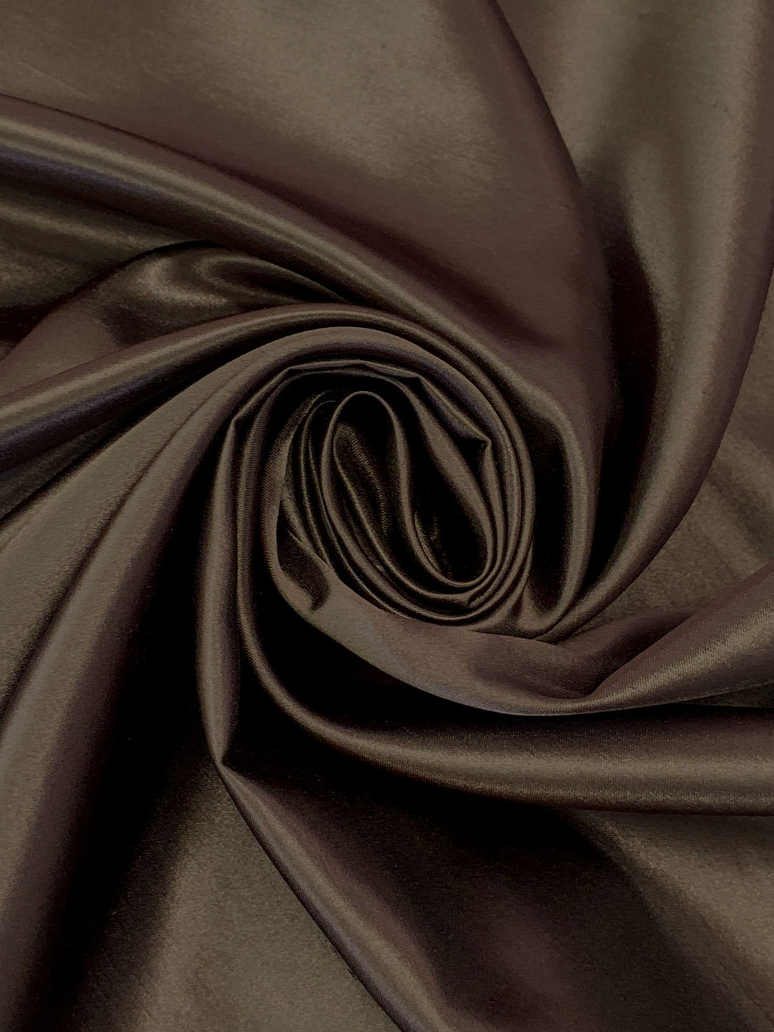 Mission Brown 100% Polyester Satin Shantung - NY Designer - 59W