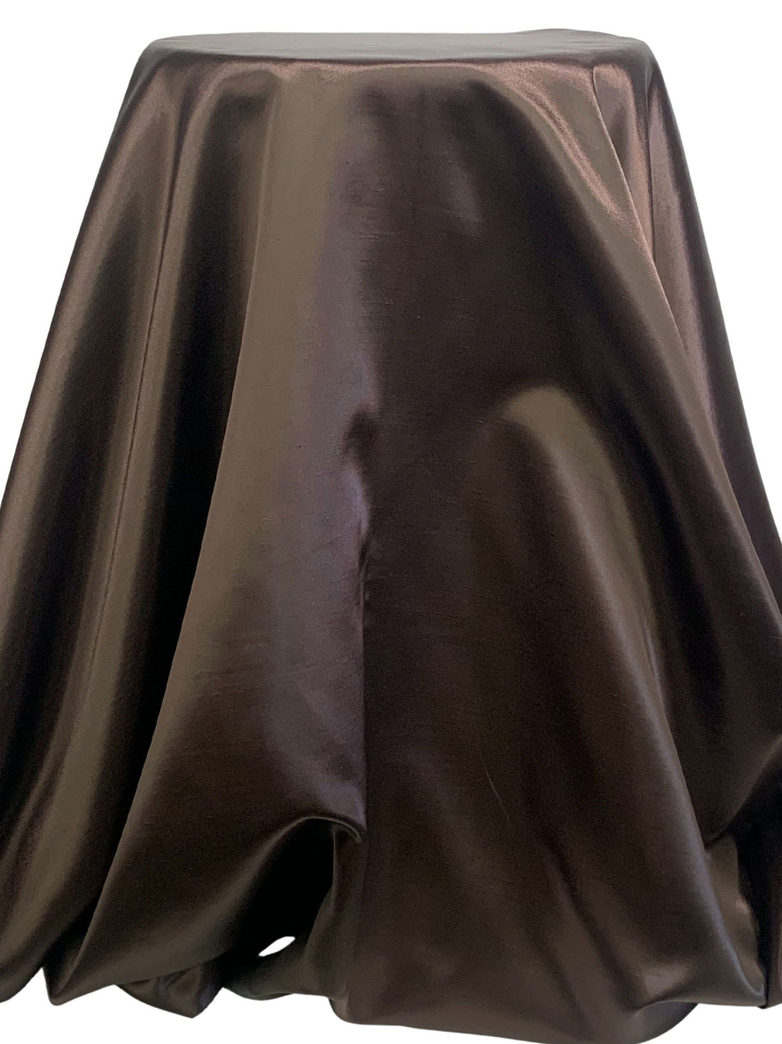 Mission Brown 100% Polyester Satin Shantung - NY Designer - 59W