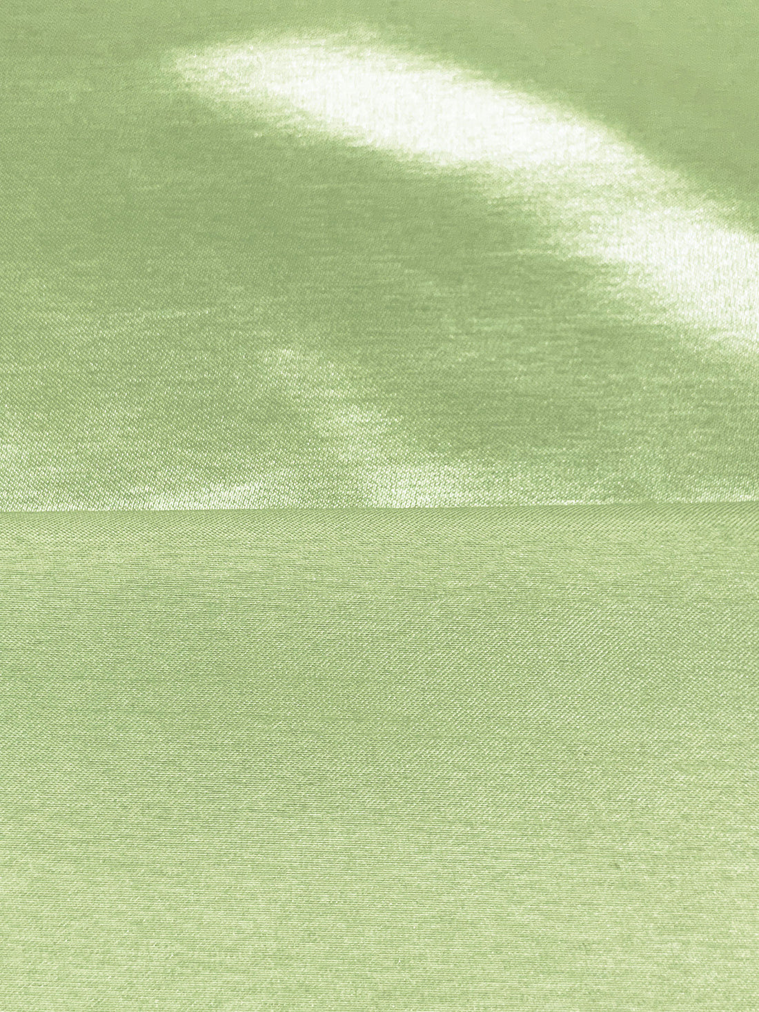 Light Pistachio Green 100% Polyester Satin Shantung - NY Designer - 58W