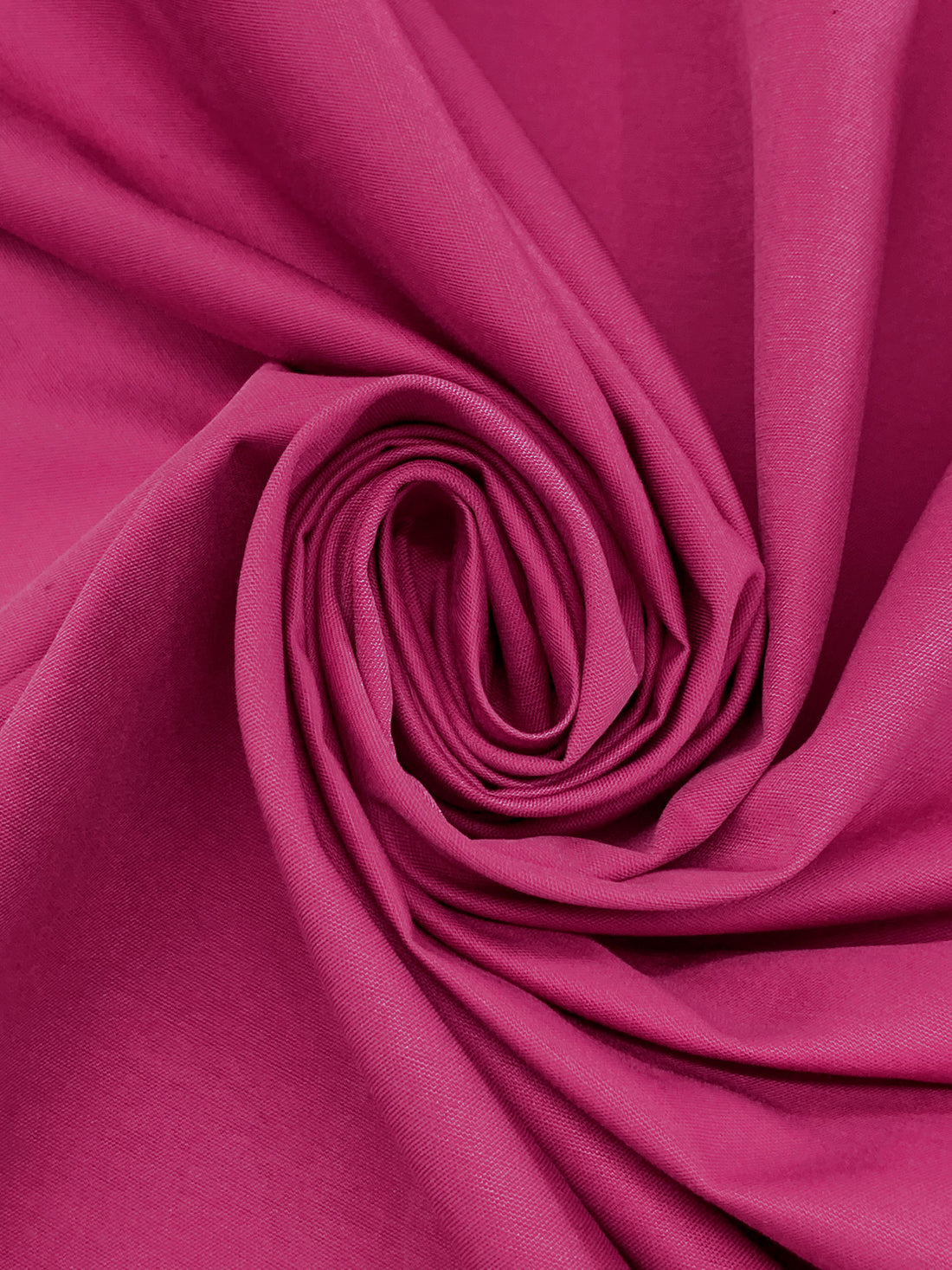 Fuchsia Rose Pink Cotton/Polyester Poplin Jacketing 58W