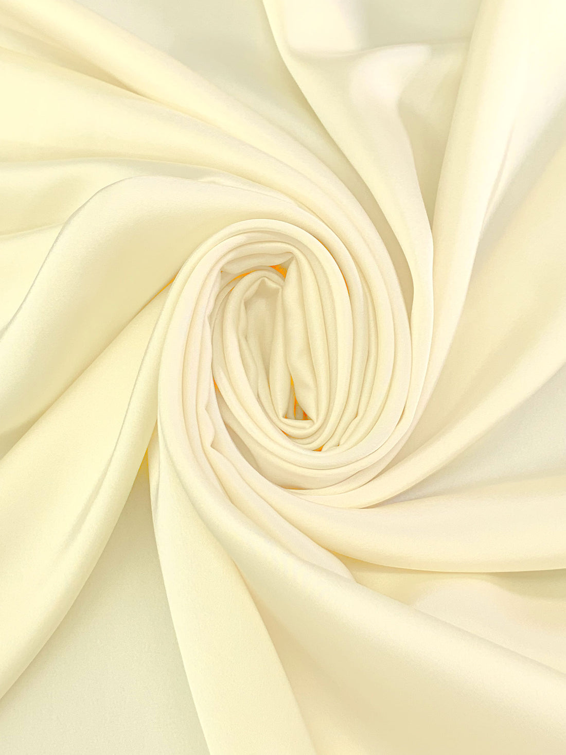 Cream 100% Polyester Charmeuse 58W