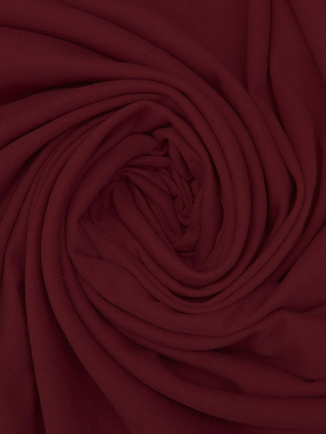 Dark Scarlet 100% Cotton Fine Rib Knit - NY Designer - 70W