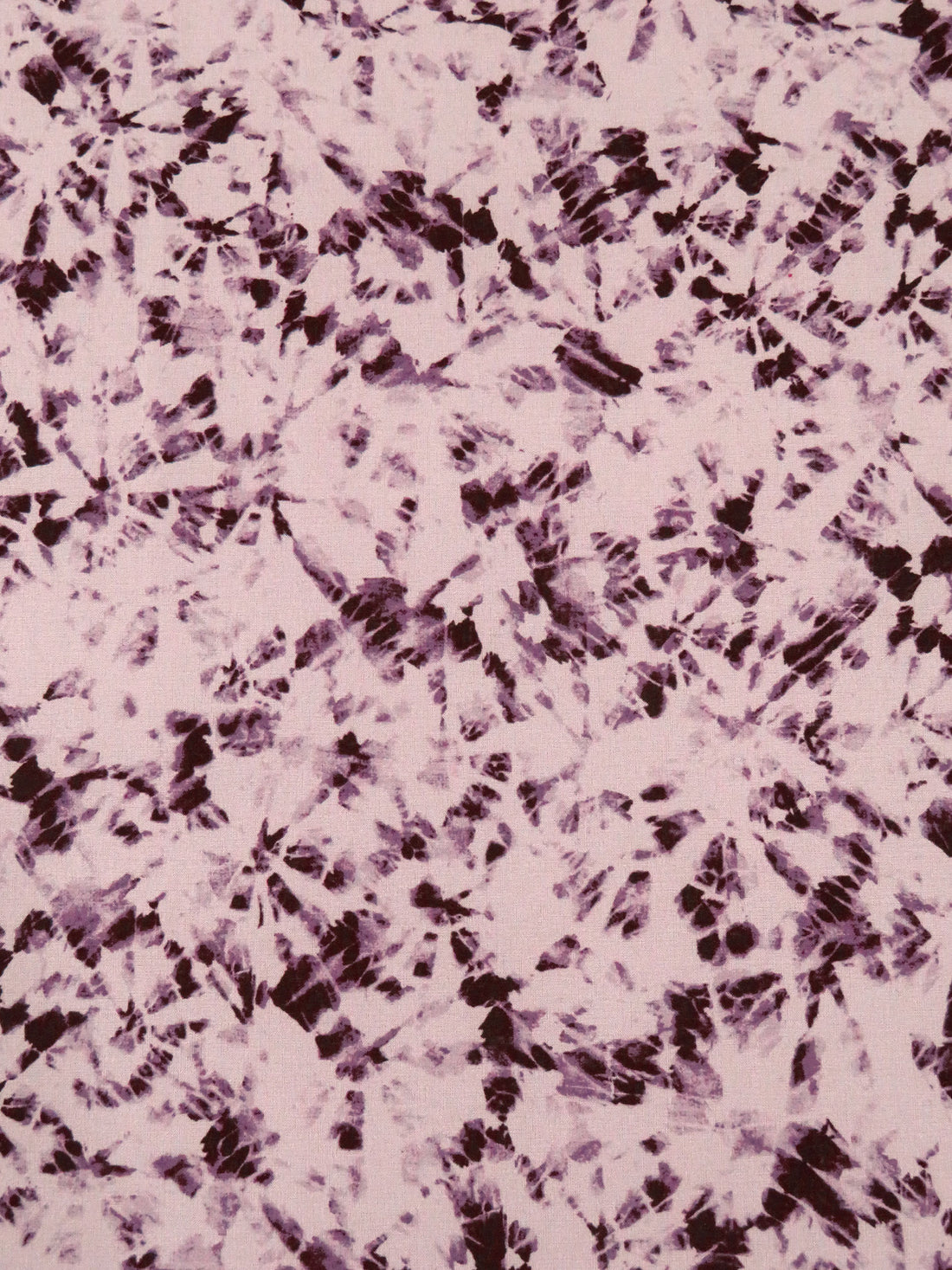 Lotion Pink/Deep Ruby/Brown Polyester/Lycra Abstract Grunge Print Stretch Blouse Weight Woven 53W