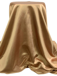 Golden Maple 100% Polyester Satin Shantung - NY Designer - 57W