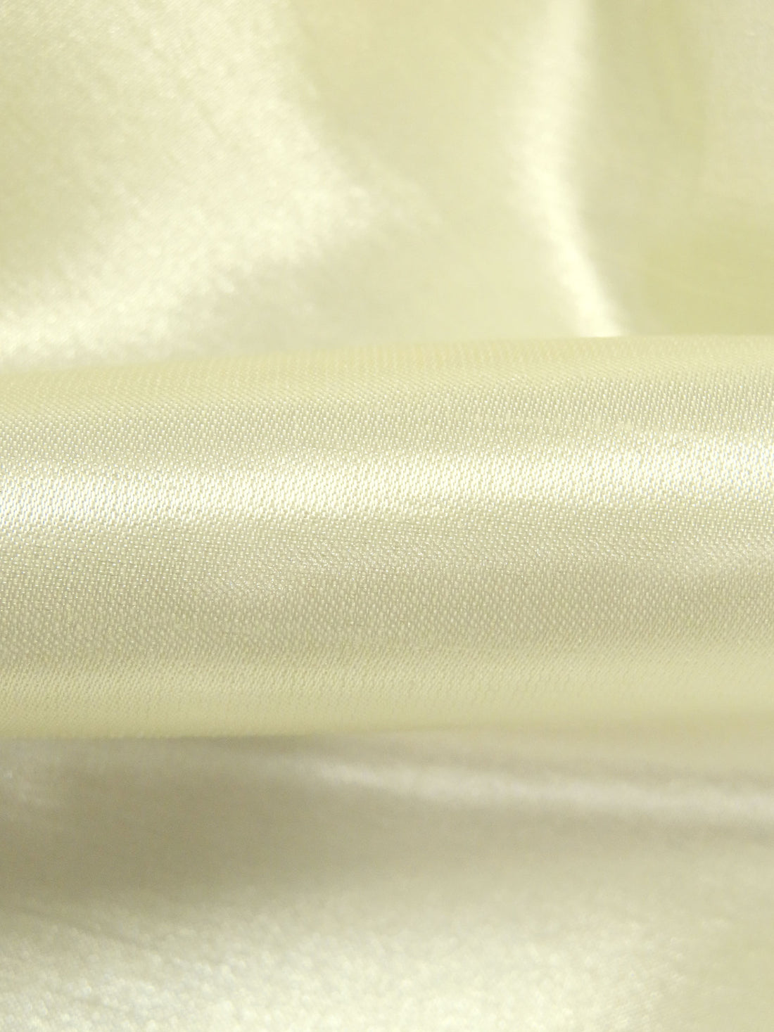 Light Lemon Meringue 100% Polyester Satin Shantung - NY Designer - 58W