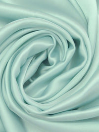 Pale Mint 100% Polyester Charmeuse - NY Designer - 57W