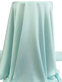 Pale Mint 100% Polyester Charmeuse - NY Designer - 57W